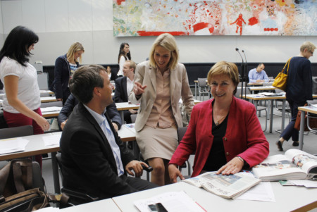 Svenja Stadler während einer Sitzung der SPD-Bundestagsfraktion