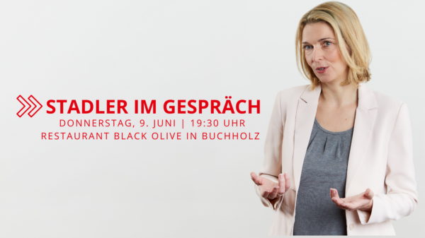 Stadler im Gespräch am 9. Juni in Buchholz